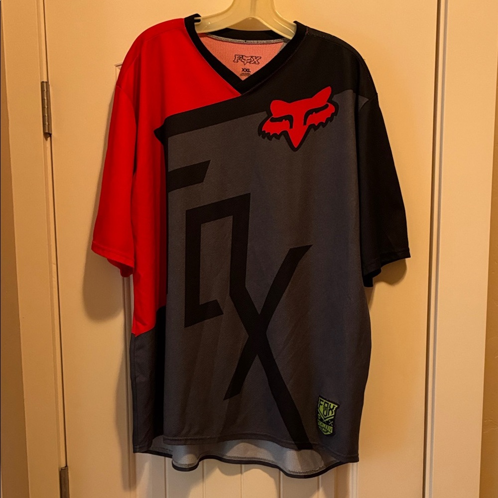 Fox Red and Black Men's Jersey